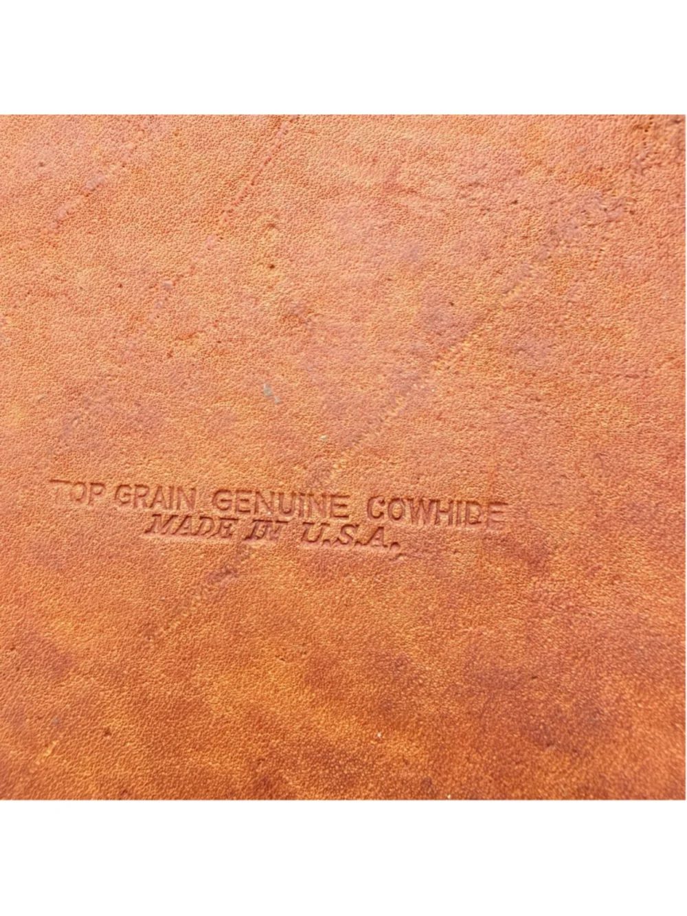 Vtg Perrin USA Top Grade Cowhide Tan Leather The Sportsman #502 Camera Bag